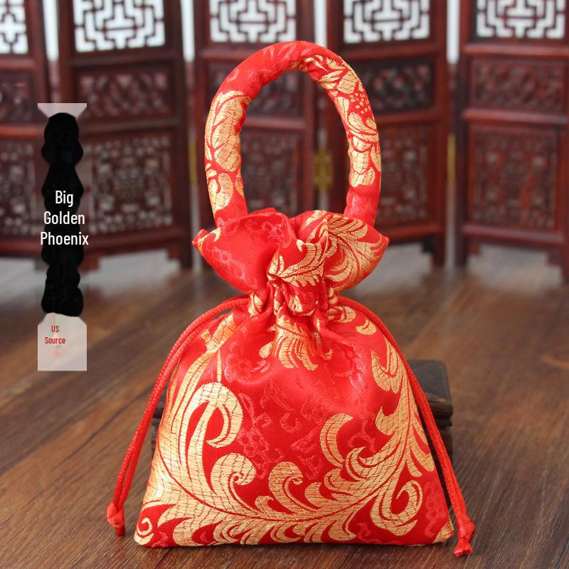 Portable Tassel Wedding Candy Bag - Souvenir Packaging for Weddings and Celebrations