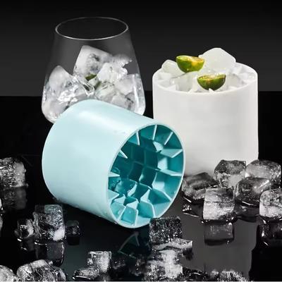1/4 adet Silikon Buz Küpü Kalıbı Yuvarlak Buz Kovası Yaz Ev Yapımı Kendin Yap Buzdolabı Dondurucu Buz Yapıcı Buz Küpü Kalıbı Bar Malzemeleri Araçları