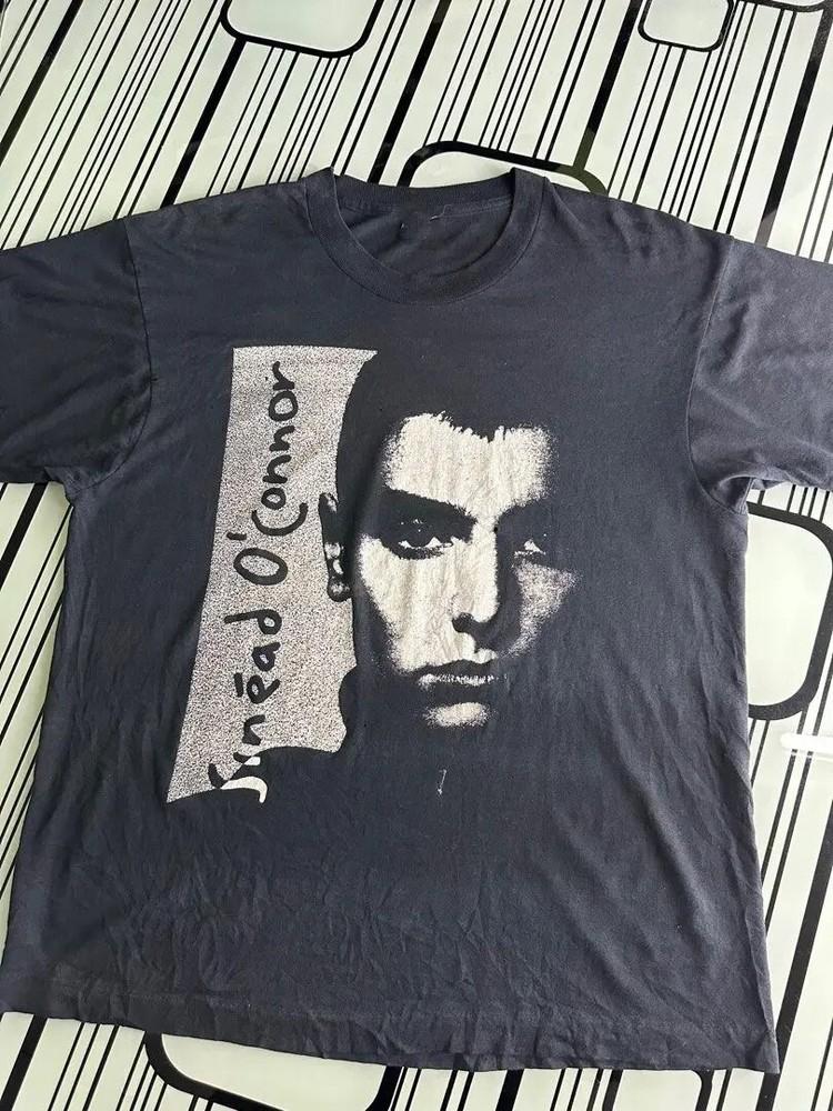 Sinead O Connor Gift For Fans Black T-Shirt Cotton All Size Unisex T-Shirt XXL