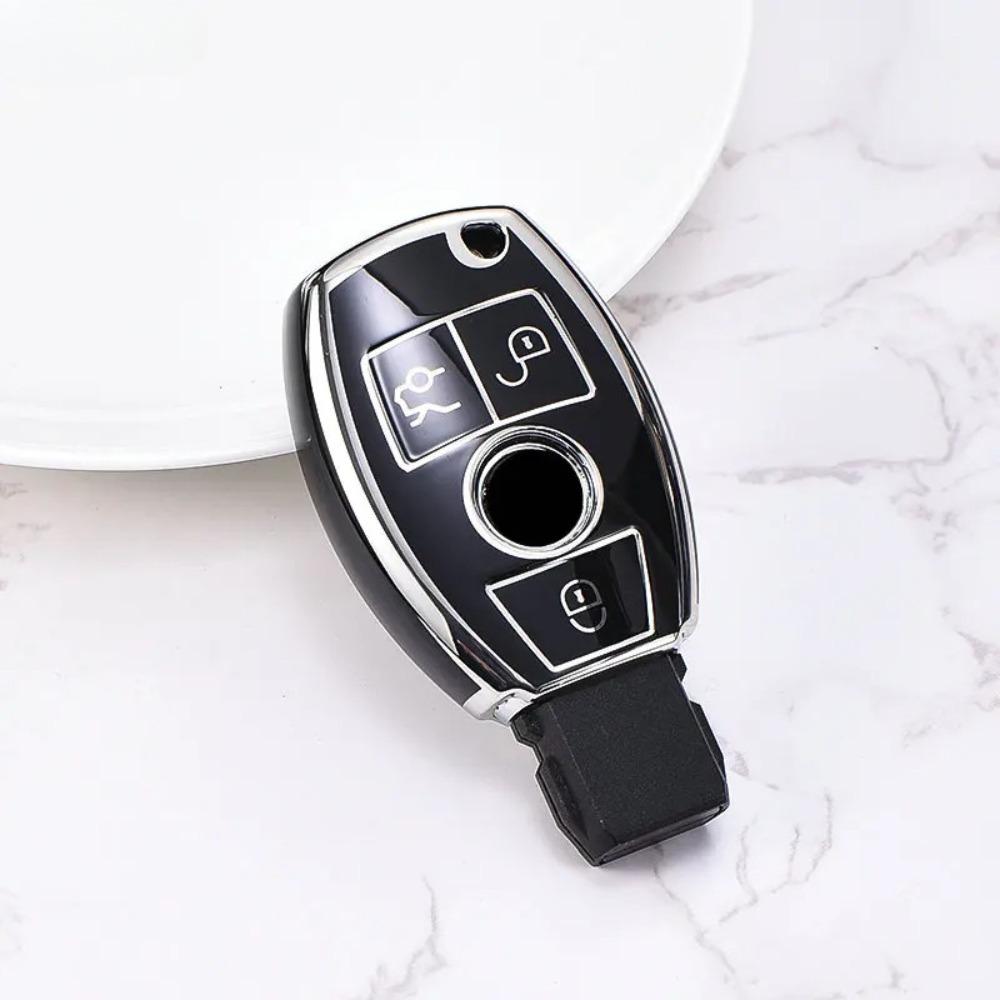 TPU Car Key Case Cover Shell Fob for Mercedes Benz W205 W213 W204 W176 W212 W177 GLC CLA AMG A B C E S G Class Accessories