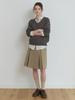 Deomiteun Hound Cotton Skirt (Olive Beige)