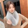 Plush Double Sided Scarf Thick Warm Fur Collar Trim  Winter Neck Protection