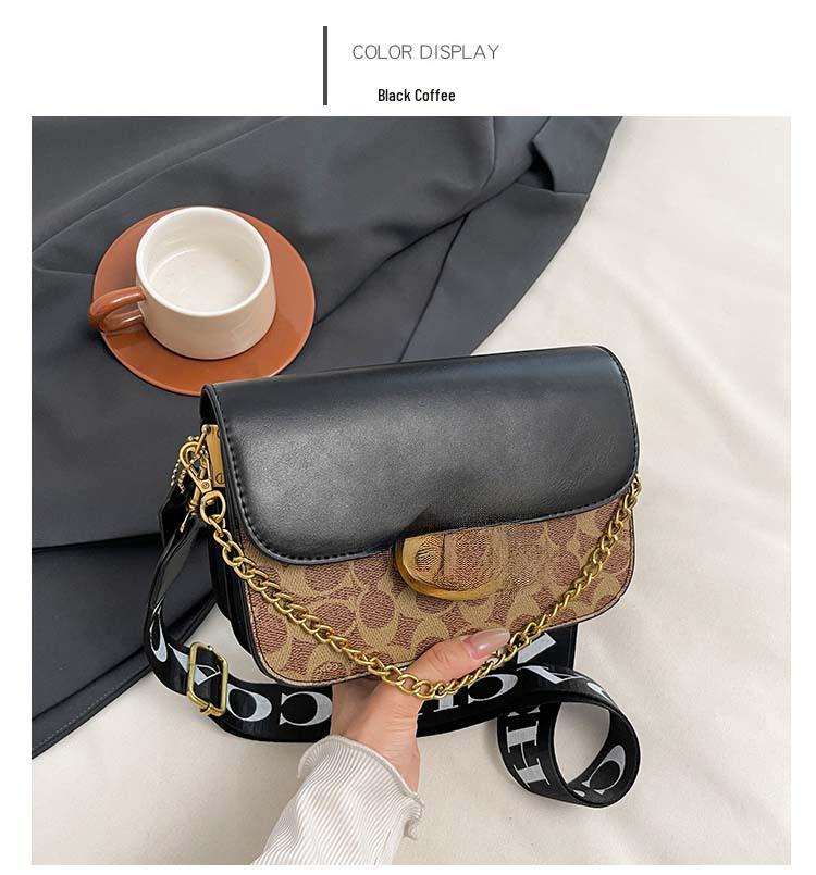 Damen 2025 Stilvolle High-End Kleine Quadratische Umhängetasche mit Vielseitigem Druck