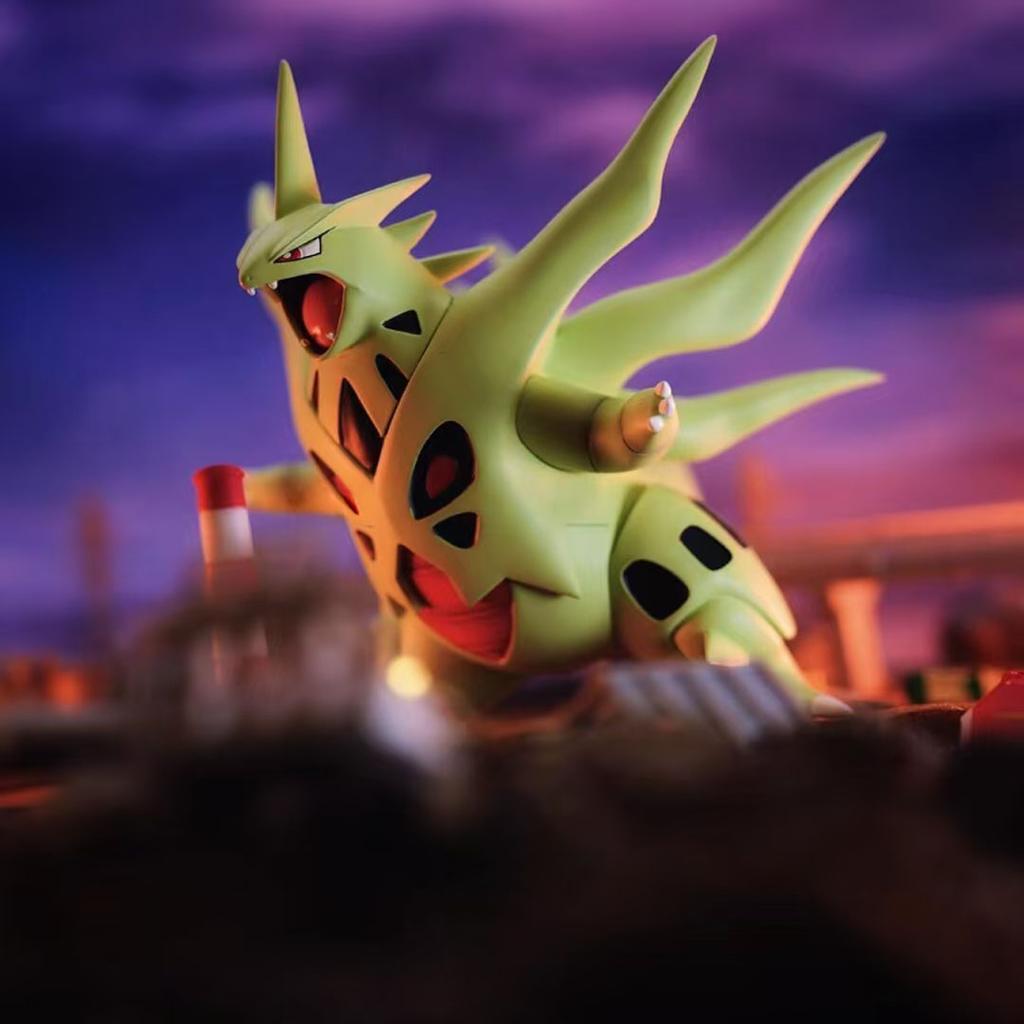PokMon GK Figure Pikachu Tyranitar Cartoon Toy Model Anime Peripheral Gk Statue Desk Decoration Children Gift