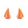 2-1pcs Short Devil Horns Helmet Decorative Sticker Motorcycle Bike Helmet Shape DIY Rubber Decorative Headgear Accessories