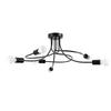 Industrial Black Six-Point Ceiling Lamp Levar 6Xe27 15W Sl.1456 Sollux Lighting