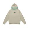 Unisex FOG Icon Double-Line Hoodie Cotton Warm Fleece Lined Crewneck Sweatshirt Winter Streetwear