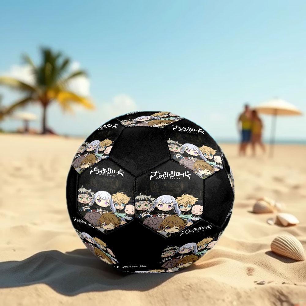 1pc Black Clover Soccer Ball Size 5 Indoor Soccer Ball Fashion Colorful Backyard Game - Great For Sports Fans Gift HE3