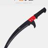Double Hook High Branch Pruning Saw with Three-Sided Teeth for Garden and Tree Logging
