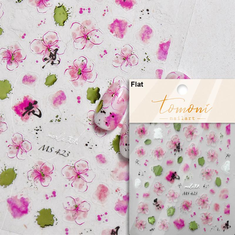 5D Mini Flowers Colorful Wreath Daisy Delicate Shiny Rhinestone Spring Self Adhesive NailArt Decorations Stickers Manicure Decal