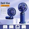 Portable Handheld USB Foldable Mini Fan with Digital Display for Desk or Outdoor Use