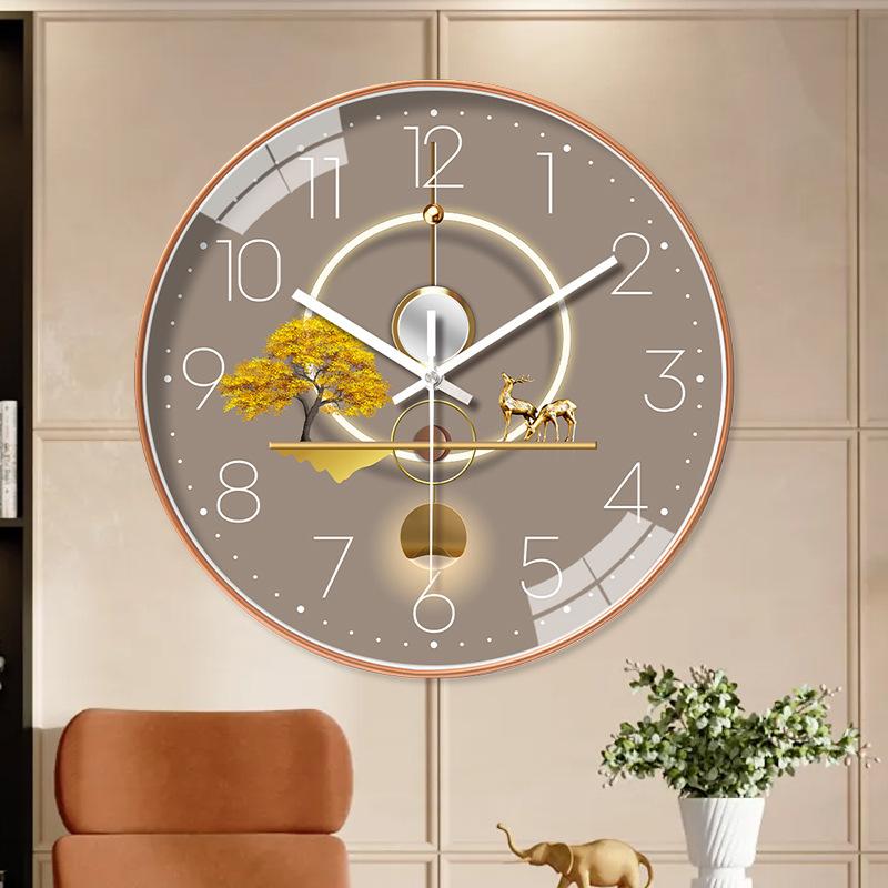 12-inch 30cm modern simple clock wall clock living room home silent clock personalized decorative quartz clock