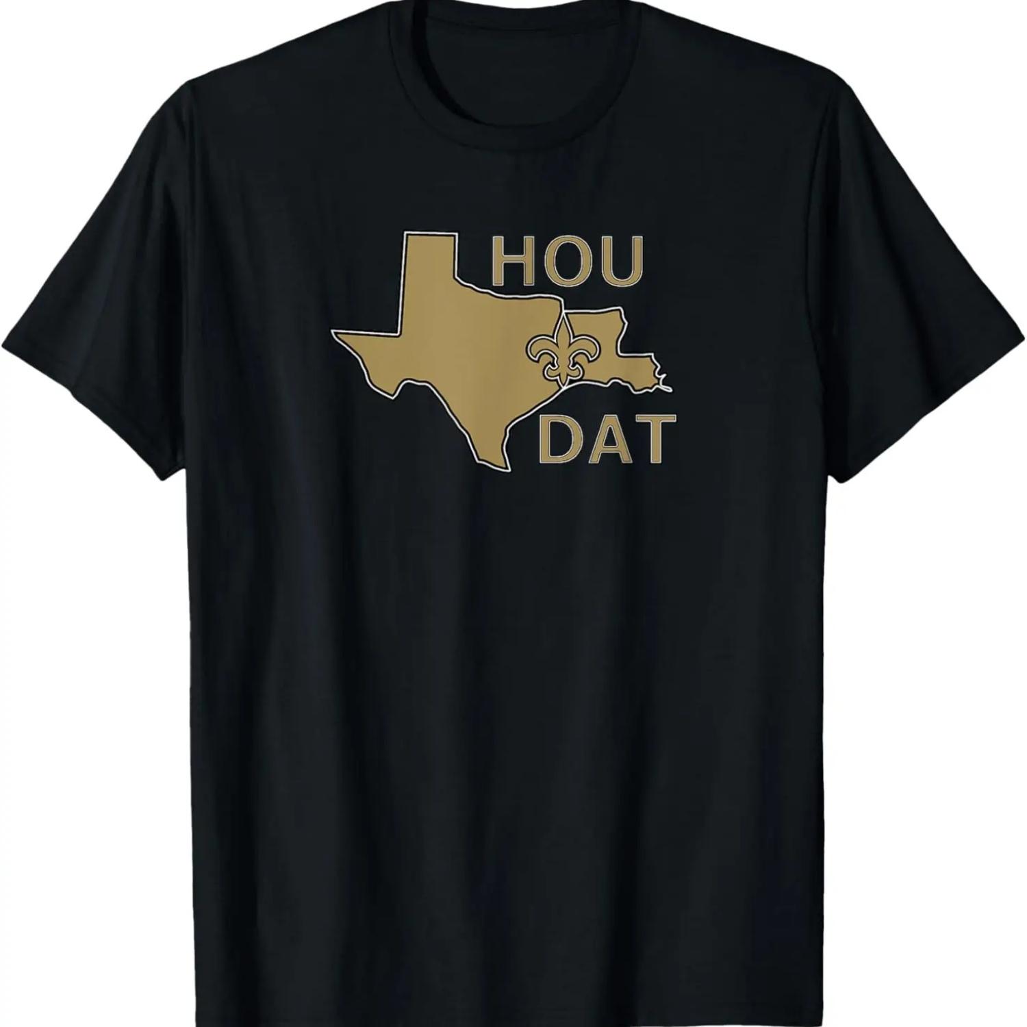 

Hou Dat Houston Louisiana Shirt T-Shirt S чёрный