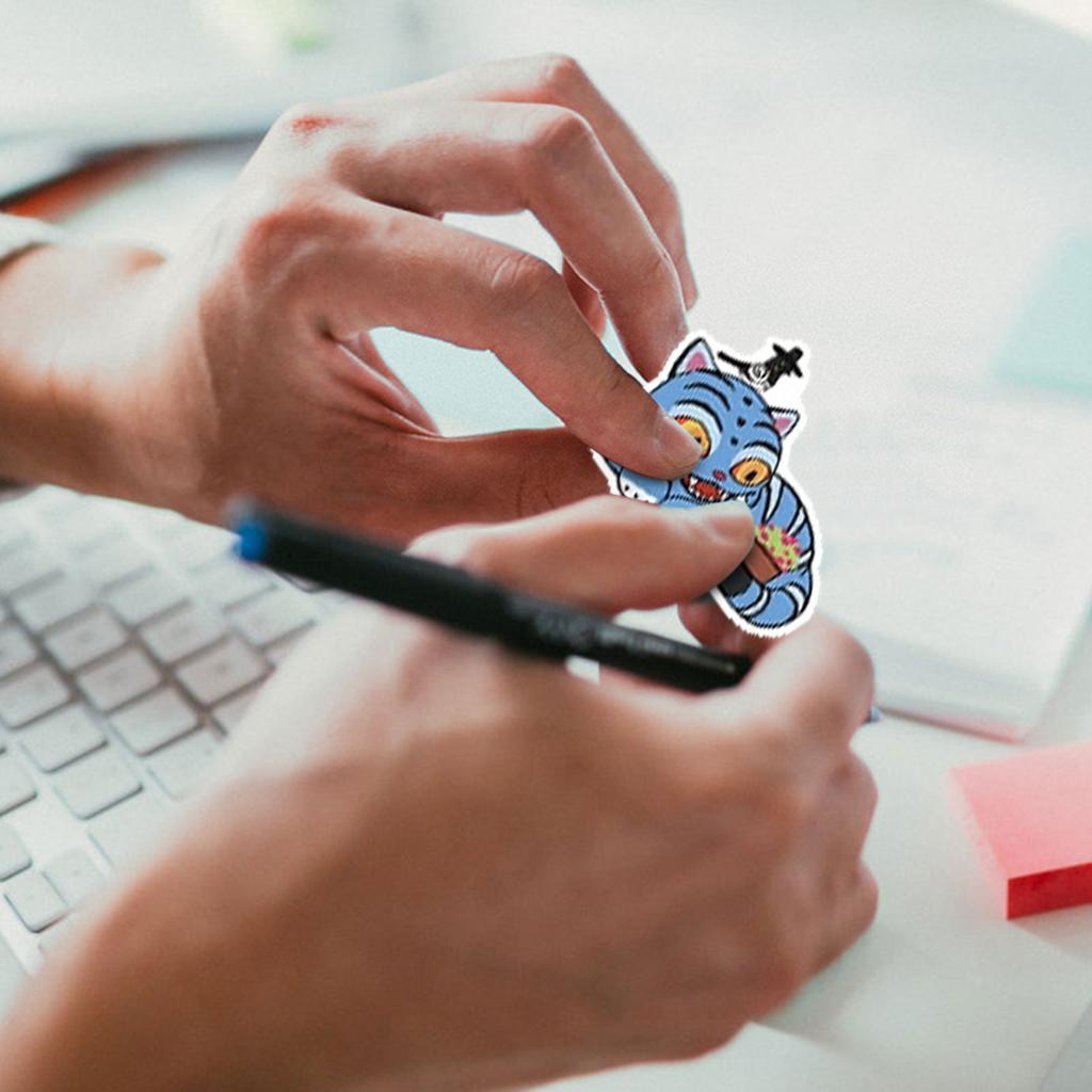 56 Blue Movie Waterproof Laptop Stickers