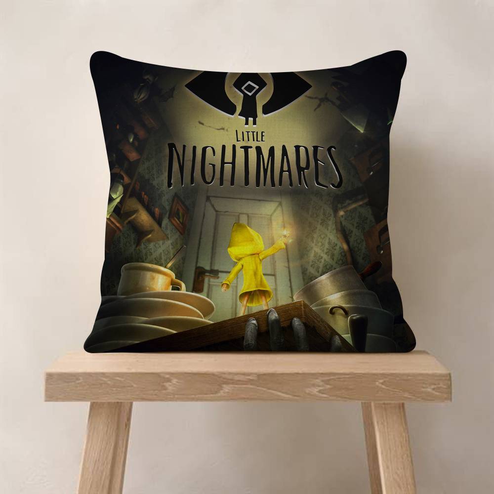 Game Little Horror Nightmares Personalized Picture Text Home Decorative Pillows Household Gifts 45x45cm