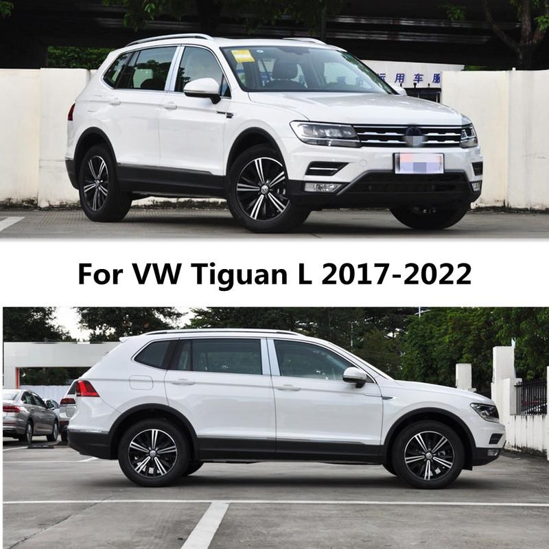 For Volkswagen VW Tiguan L 2017-2021 Car Accessories Window Visor Rain Sun Guard Vent Wind Deflector Weathershield Moulding Trim