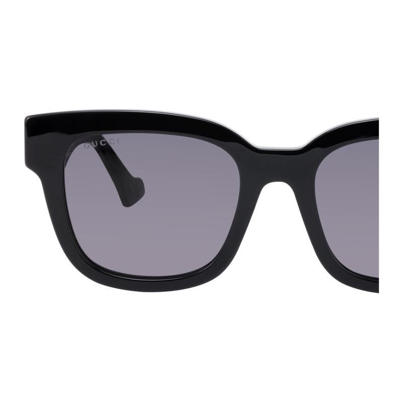GUCCI Square Frame Sunglasses Black Women's Acetate Square Sunglasses Women's