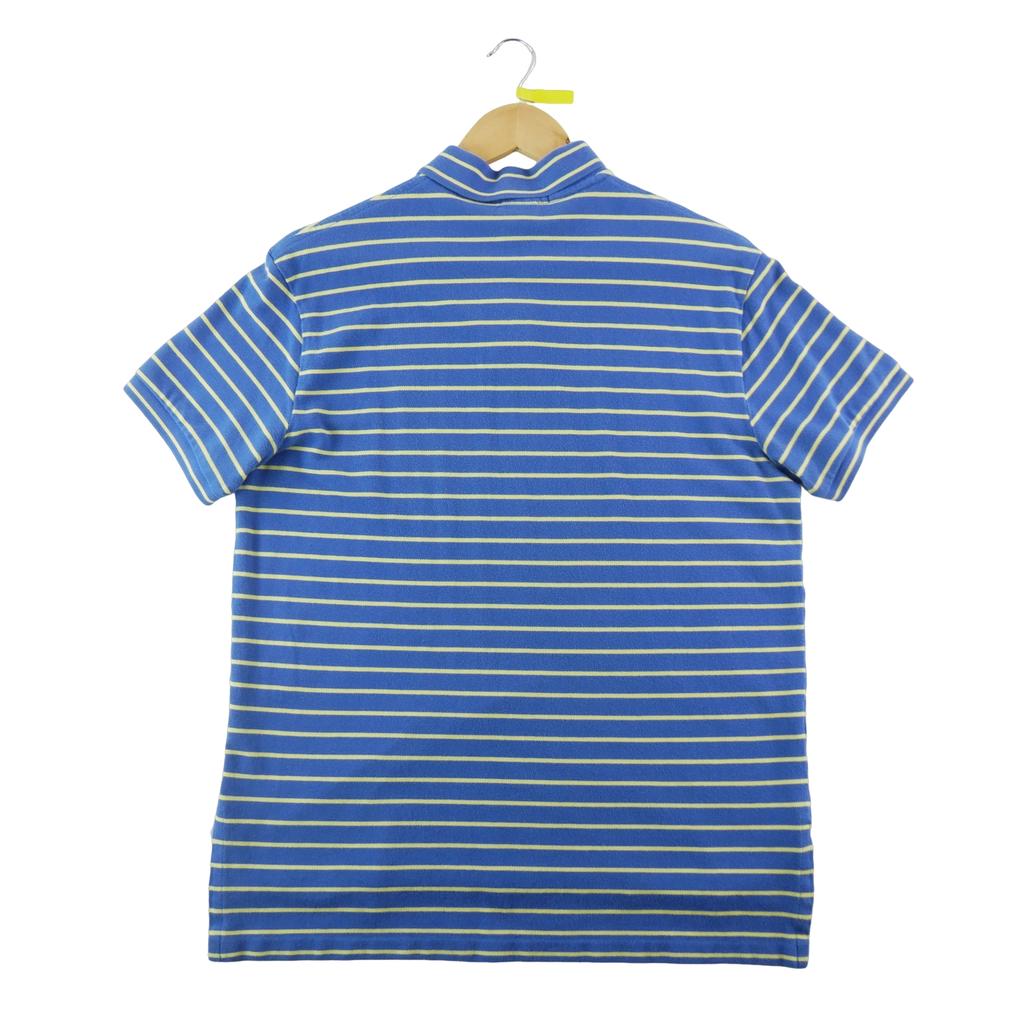 Seconde vie - Polo manches courtes Homme Bleu - Bon état