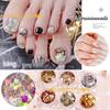 Aurora Nail Art Irregular Glass Shards - Candy Cellophane Flakes