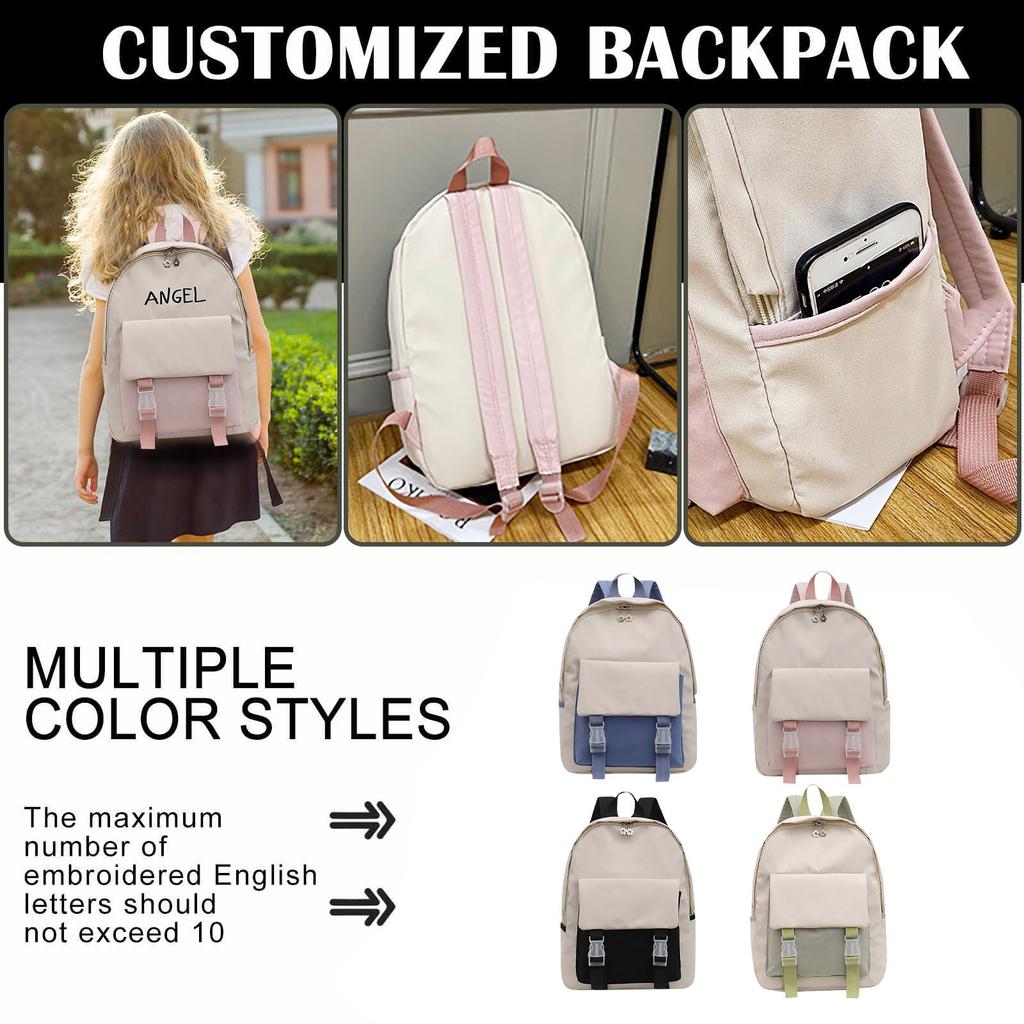 Personalized Customized Boys And Girls Backpacks, Travel Backpacks, Printed Name Tags, Unique Commemorative Gifts
