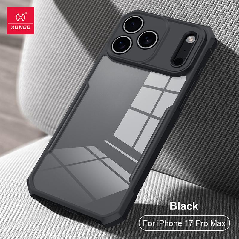 

For iPhone 17 Pro Max 17 Pro Case Xundd Airbag Shockproof Magnetic Transparent PC Back Camera Protection Cover for iPhone17 Pro iPhone17 Pro