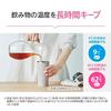 Zojirushi Water Bottle Carry Tumbler 400ml Portable Handle Dishwasher Safe Seamless Lid Only 2 Points Maintenance Sheer Gray SX-JS40-HM