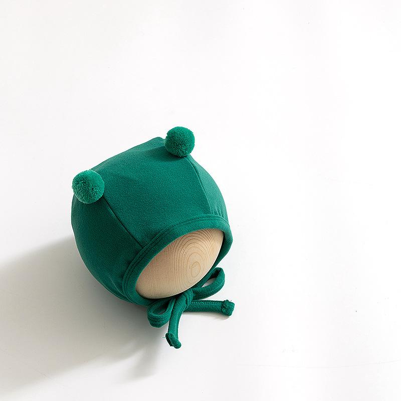 Kawai Bear Rabbit Ear Baby Knitted Cap Warm Ear Protection Cap New Winter Baby Earmuffs