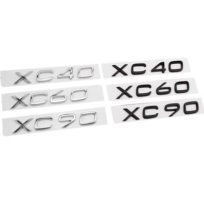 3D ABS chromová samolepka na auto pro XC40 XC60 XC90 Logo nápisů na zadní kufr auta Náhradní odznak emblémy Samolepky Příslušenství