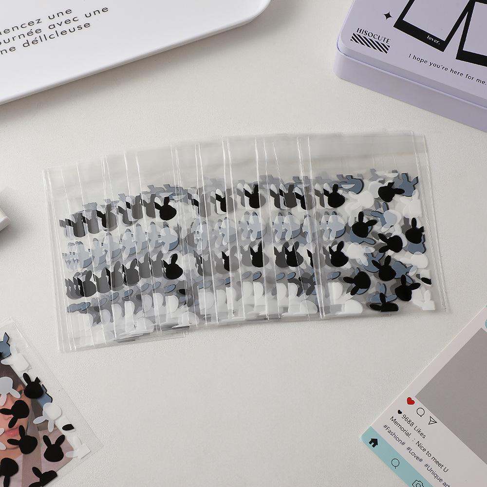 50Pcs Opp Plastic Bag Self Adhesive Transparent Plastic Bags Beads Jewelry Storage Packaging Gift Bag Small Card Holder