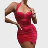 Sleeveless Halter Slim Fit Dress - Sexy New Hip Skirt for Women
