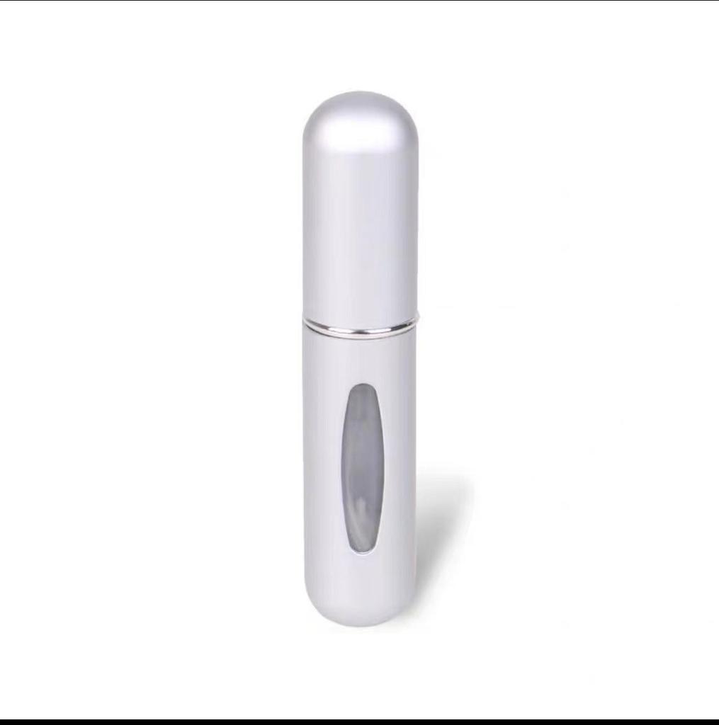 5ml Bottom-Fill Perfume Sub-Bottle with Plastic Liner and Press Spray