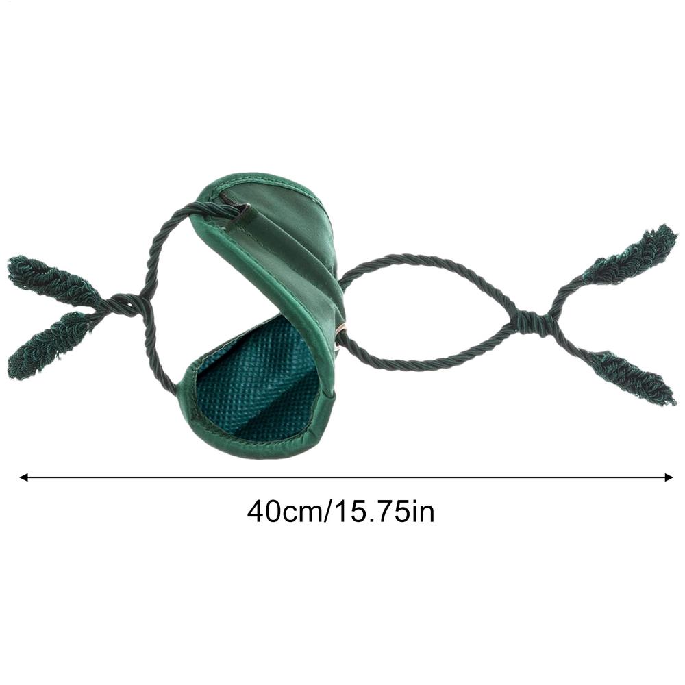 

Garland Ties Reusable Padded Protective Hanger Holiday Garland Ties for Indoor Home Fireplace Mantle Railing Stairs Light зелений