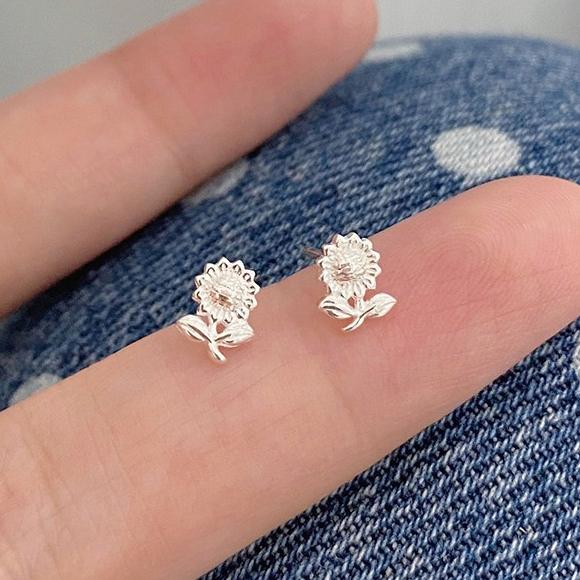 PANJBJ 925 Sterling Silver Bow Knot Earring for Women Texture Tassels Sweet Romantic Korean Jewelry Gift Dropshipping