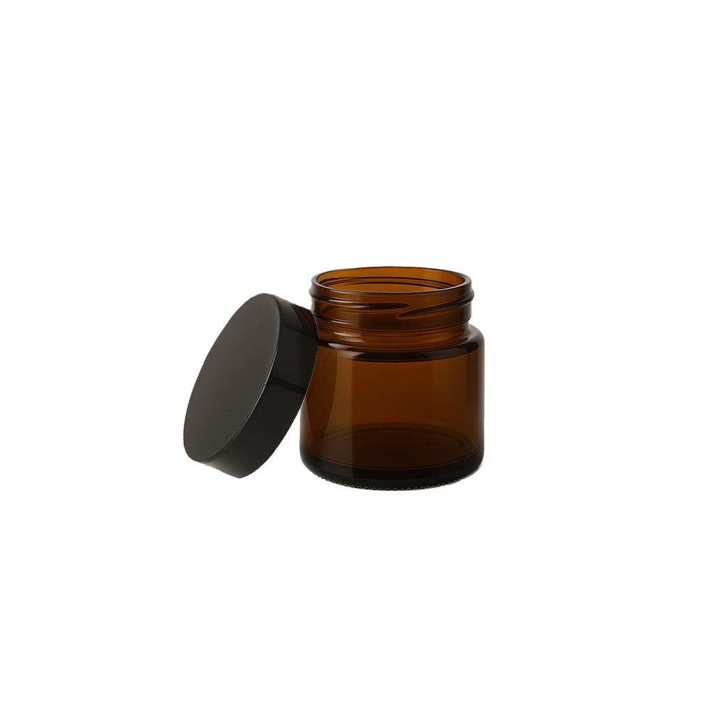 20x Brown Glass Jars for Cream 10ml 10g Dark Glass Jars