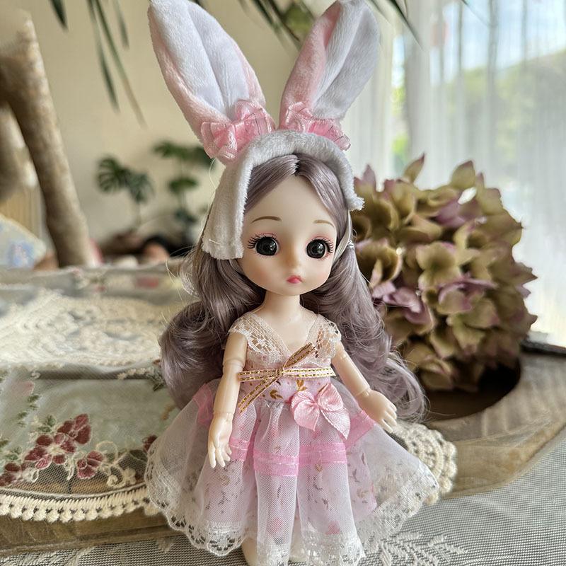 Cute Princess Lolita Doll Set Children Girls Dress Up Play Toy Gift Box