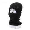 Gorro de orelha masculino inverno veludo engrossado chapéu quente ciclismo ao ar livre fio fiado à prova de frio chapéu de malha chapéu de lã