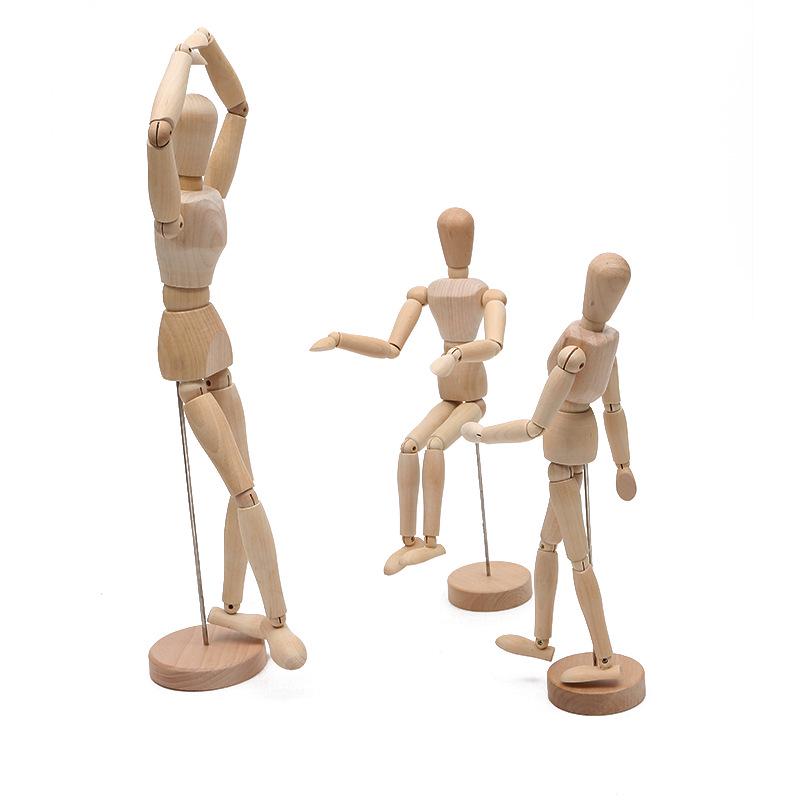 Boyixuan Flexible Wooden Art Model for Sketching and Comics