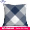 Dark Blue Geometric Pattern Auto Supplies Office Living Room Sofa Cushion Pillowcase Home Decor
