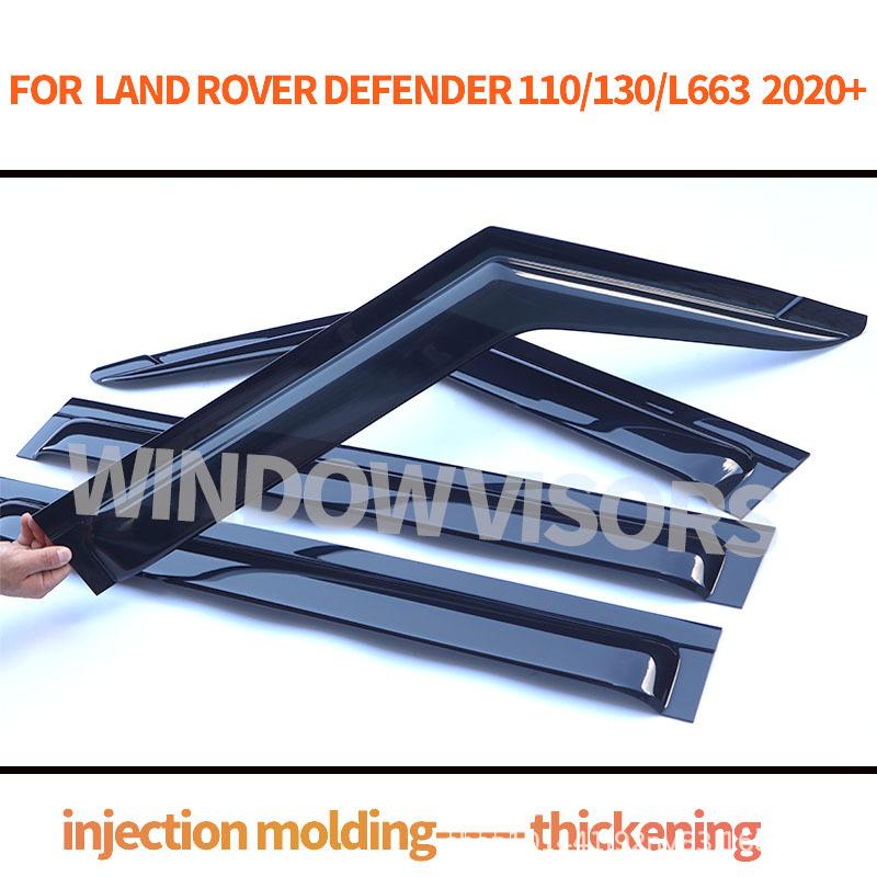 Suitable for 20-23 Land Rover Defender Rain and Shine Door Rain Brow Side Window Deflector Exterior Modification