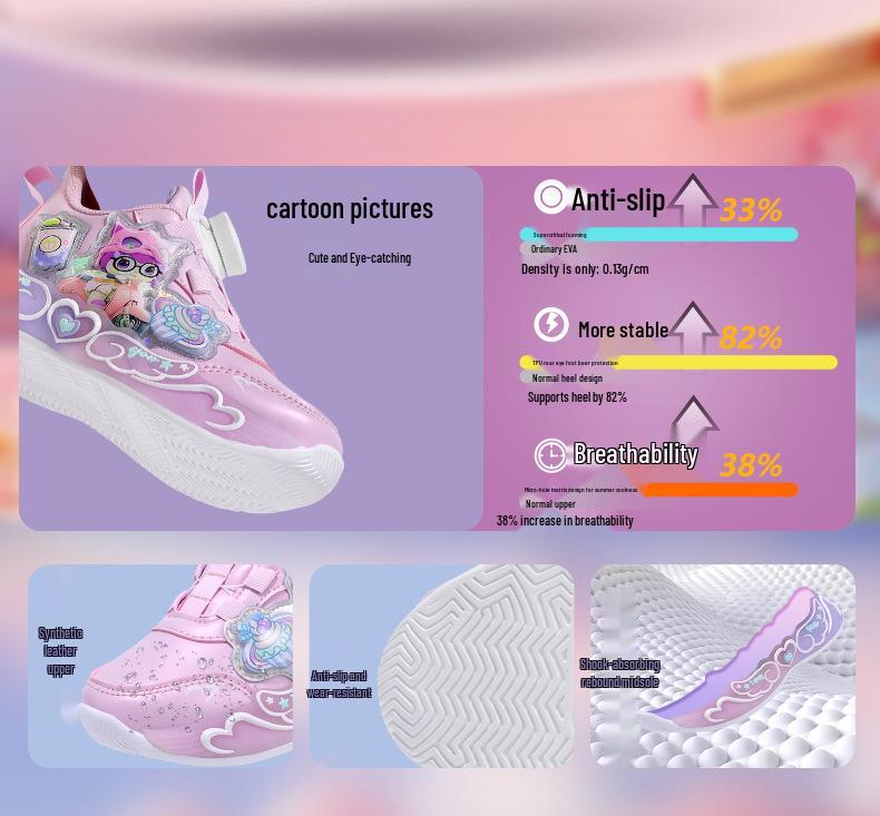 2025 Wasserdichte Leder-Laufschuhe für Mädchen – Rutschfest, Weiche Sohle, Lässig für ältere Kinder