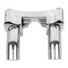 A16P-Chrome 4" Tall Handlebar Risers Top Clamp For  Tour Glide Dyna Road King Aluminum Handlebar Riser Handlebar Riser