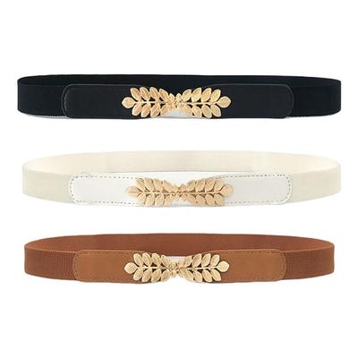Comfortable Elastic Waist Belt Stretchable Waistband Ladies' Waist Belt for Enhancing Dress Styles