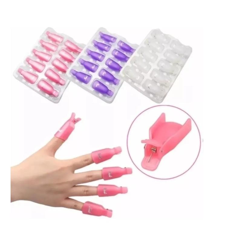 NN75 ACRYLIC GEL HYBRID REMOVAL CLIPS 10pcs