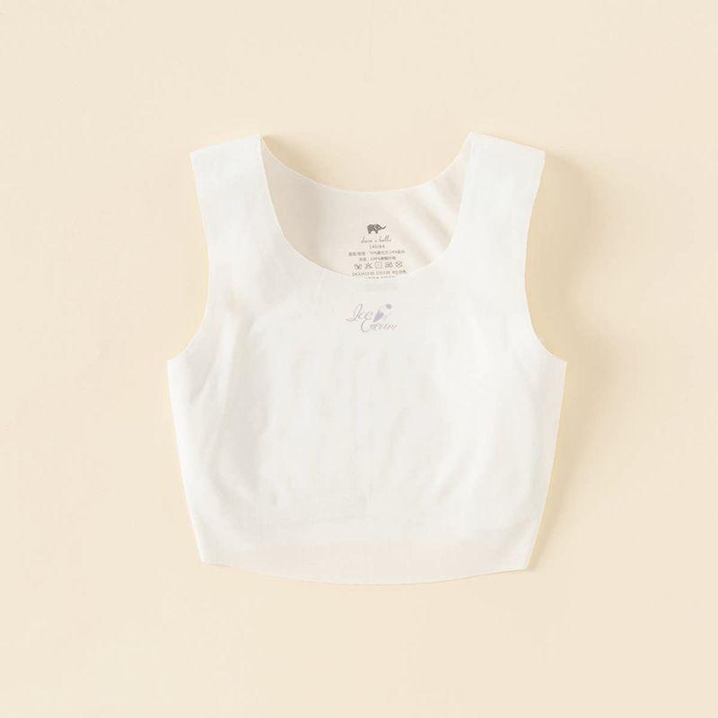 Dave & Bella Children s Underwear Developmental Primary School Students Girls  Camisole Female Antibacterial Young Adult Bra Modal