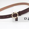Student Jeans Decorative Pu Belt Women'S Circle Gold Alloy Multi-Colored Belt Women'S