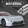 1/24 Benz AMG Alloy Model Car with Sound and Light Feedback Sports Car Model Table Decoration Suitable for Boys As A Gift