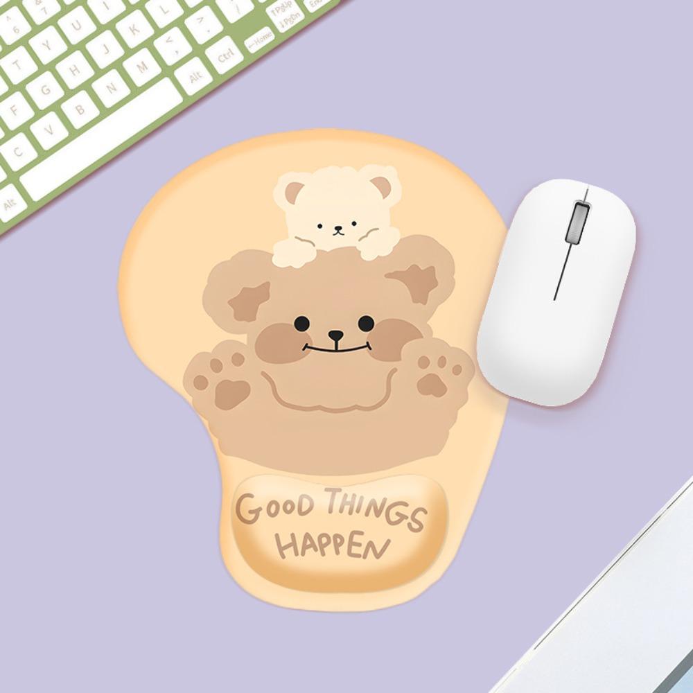 Non Slip Hand Support Mouse Mat Ergonomic Office Accessories Cartoon Wrist Rest Mousepad Office