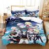 Trinity Seven Beding Set Single Twin Printed Bed Linen Set With Pilowcase Bed Soft Duvet Cover Soft Single Double Quen Super King-Sized Dimensionsd