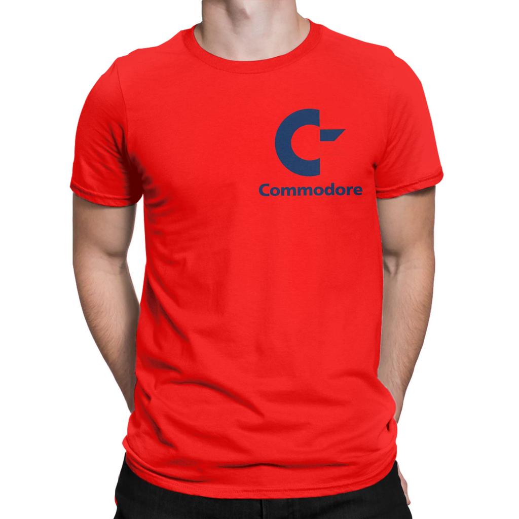 Logo Novelty 100 Cotton Tshirt Commodore Amiga 500 Tops Tees For Unisex
