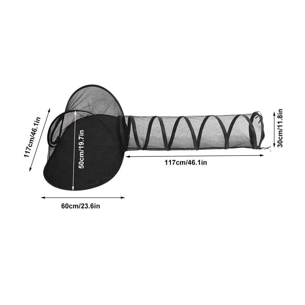 Outdoor Pet Tent with Tunnel Oxford Mesh Cloth Breathable Collapsible Large Space Portable Pet Outdoor Play Tent for Dogs Cats